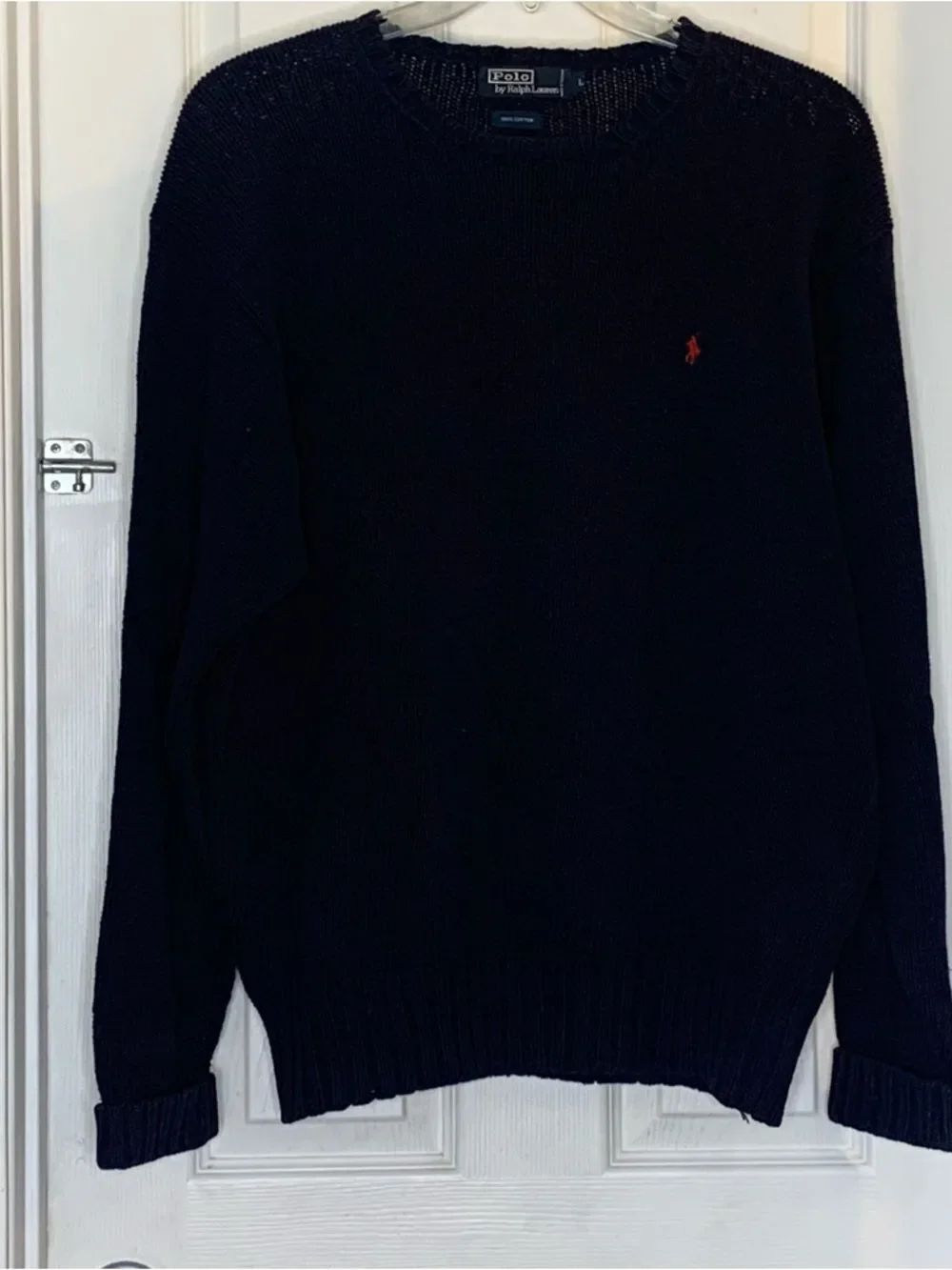 Polo by Ralph Lauren Mens crewneck sweater Navy Size Large